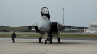 F-15 Engine Startup　エンジンスタート那覇 NahaAB HQ