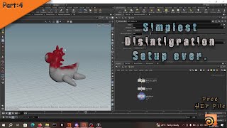 Houdini Disintegration with Attribute Transfer | Part 1 on static geometry disintegration tutorial
