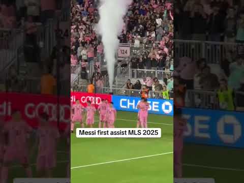 Messi assit against NYCFC #assist #goal #mls #intermiamicf #nycfc #messigoal #messiassistking #new