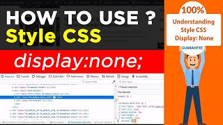 How To Use Style Display None & CSS Display None Declaration Explained In Detail