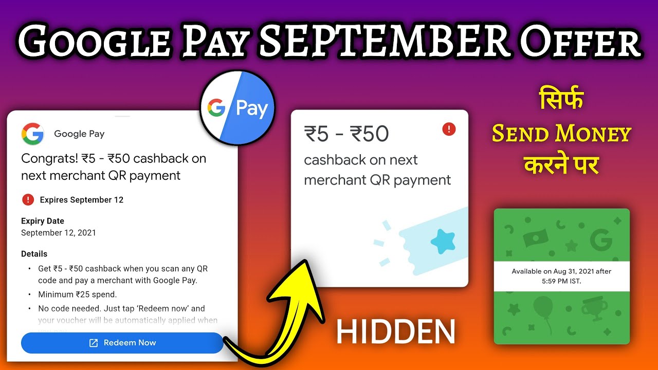 Google Pay HIDDEN Offer😳 Earn ₹5 50 Cashback Google Pay New