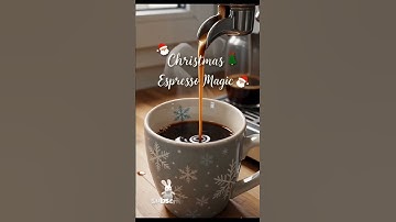 "Christmas Espresso Drip ASMR | Festive Coffee Joy"