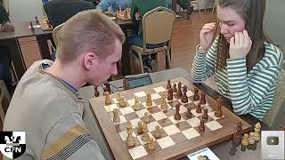 FM Megavolt (2291) vs WFM Fatality (1932). Chess Fight Night. CFN. Blitz