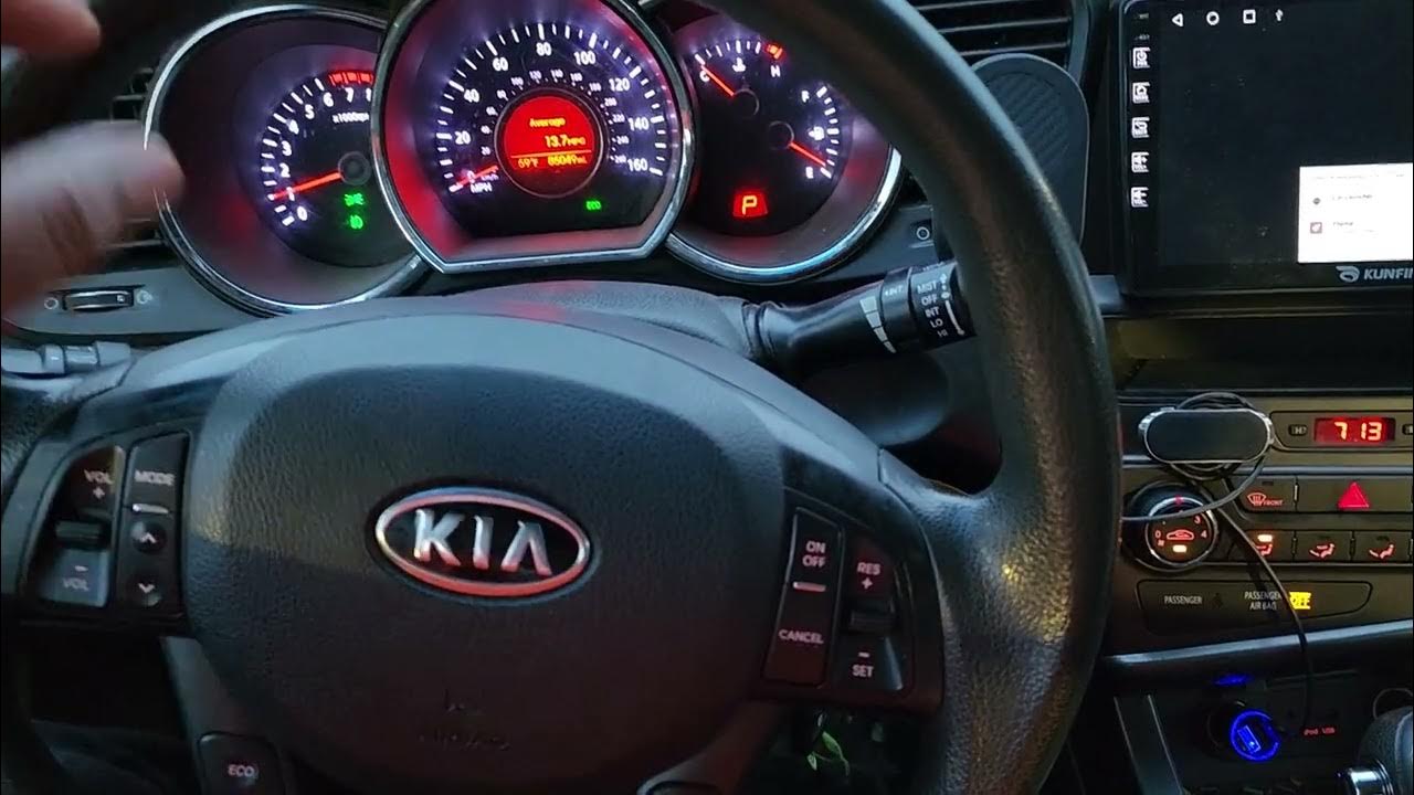 2012 Kia optima steering wheel coupler replacement. - YouTube