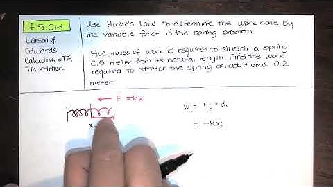 Problem 7.5.014 - Use Hooke