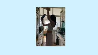 Dancing in the kitchen in oversized Tshirt   Playlist