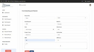 Demo Aplikasi Inventory Berbasis Website