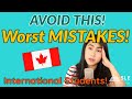 TOP 4 MISTAKES to avoid when STUDYING or IMMIGRATING to Canada! International Students in Canada