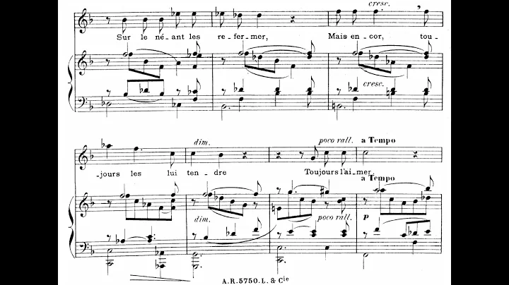 Duparc - Soupir (1869)