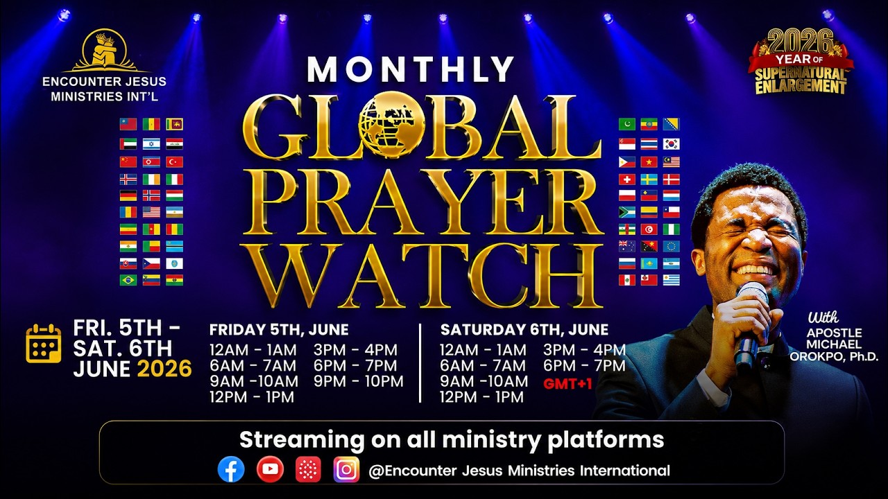 ⁣6PM PRAYER WATCH || 05.06.2026 || Apostle Michael Orokpo PhD.