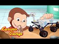 George visits a space center  curious george  kids cartoon  kids movies