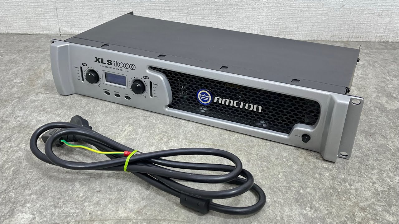 □ AMCRON XLS1000 パワーアンプ XLS DriveCore Series パワーアンプ