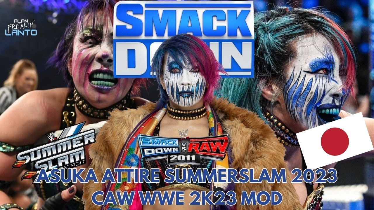 ASUKA ATTIRE SUMMERSLAM 2023 CAW TEXTURES WWE 2K23 MOD - Alan "FREAKIN" LANTO