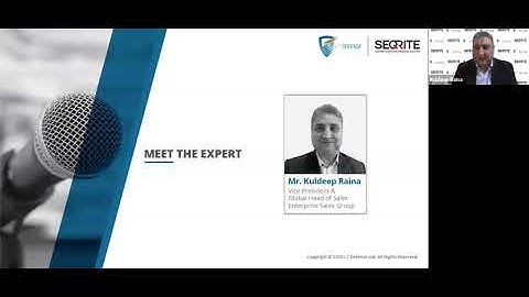 Webinar on "Is API Security on your radar?"