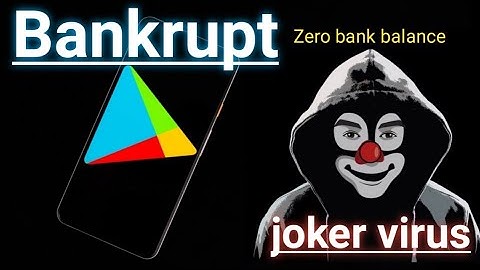 Alert ! #JokerVirus destroyed me | zero bank balance | the joker virus is back with 8 android apps