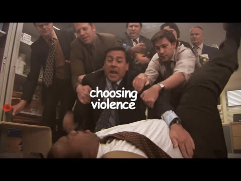 every day Michael Scott wakes up and chooses violence | The Office U.S. | Comedy Bites