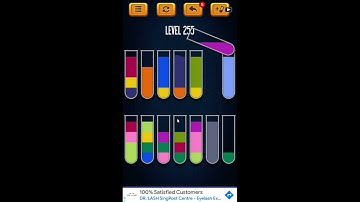 Water Sort Puzzle - Color Liquid Sorting Game Level 255 Solution