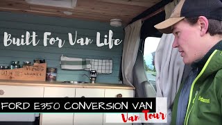 VAN TOUR // Beautifully Built Ford E350 Conversion Van // Ready To Hit The Road