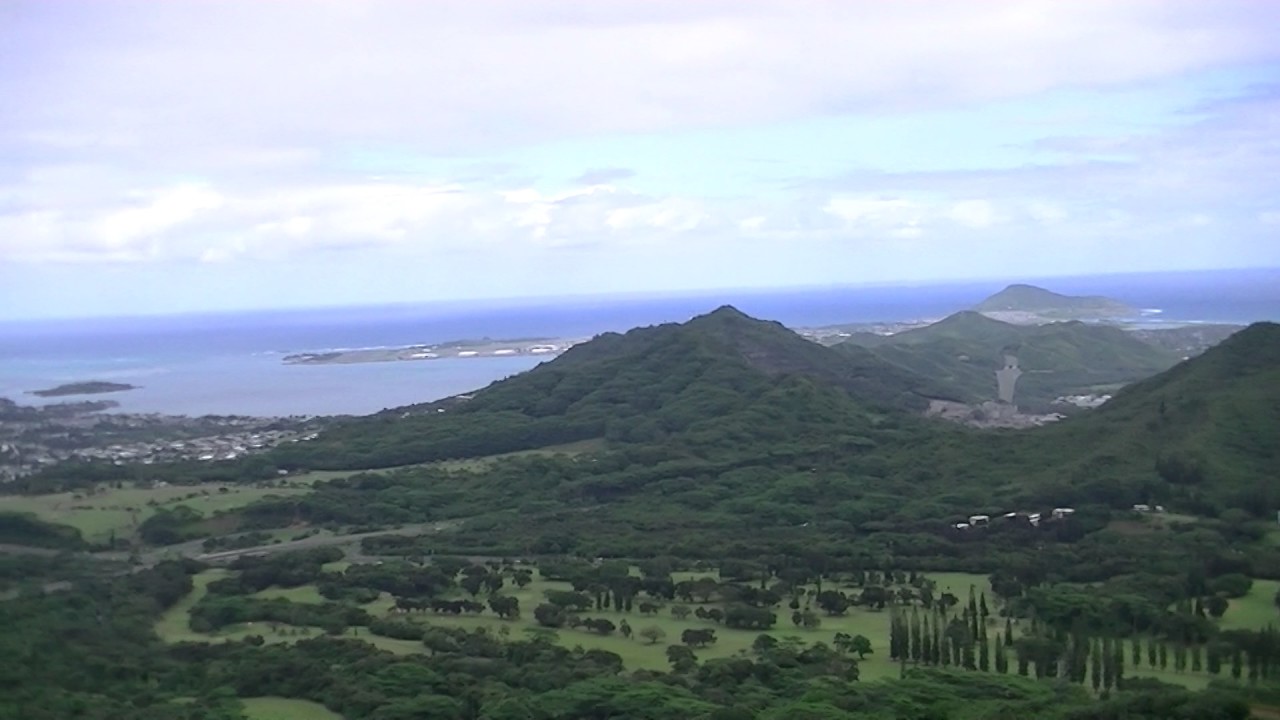 Hawaii Nuuanu Pali Lookout ヌアヌパリ展望台 Youtube