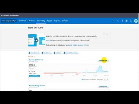 Using Categories on Xero