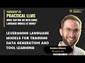 Leveraging Language Models for Training Data Generation and Tool Learning