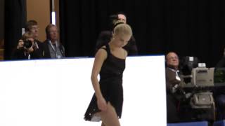 Finlandia Trophy 2012 Espoo 7.10.2012 Ladies Free Skating Kiira Korpi FIN warming up