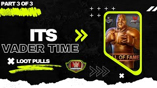 Its Vader Time Loot Pulls-Part 3 of 3-WWE Champions