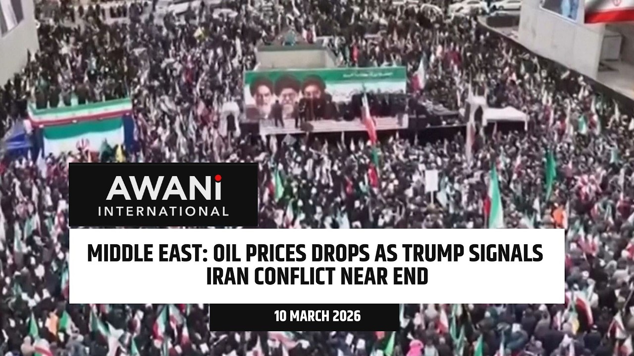 Middle East: Oil prices drops as Trump signals Iran conflict near end ...