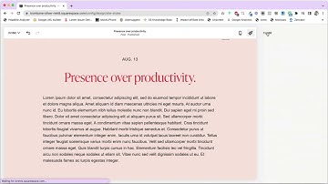 How to change blog post fonts and colours in Squarespace