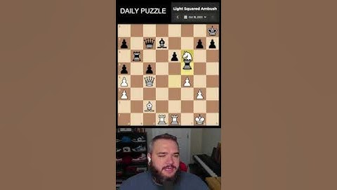 48. Daily Puzzle 10/17/2023 #chess #dailypuzzle