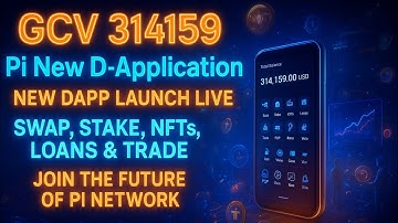 Pi Network New D-App Full Support GCV $314159 | pi network new update | pi coin