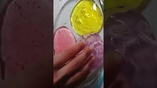 خلطات سلايم مع مكياج slime mixing makeup asmr
