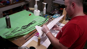 Jart - Lost Foam Fuselage - First layer Fiberglass