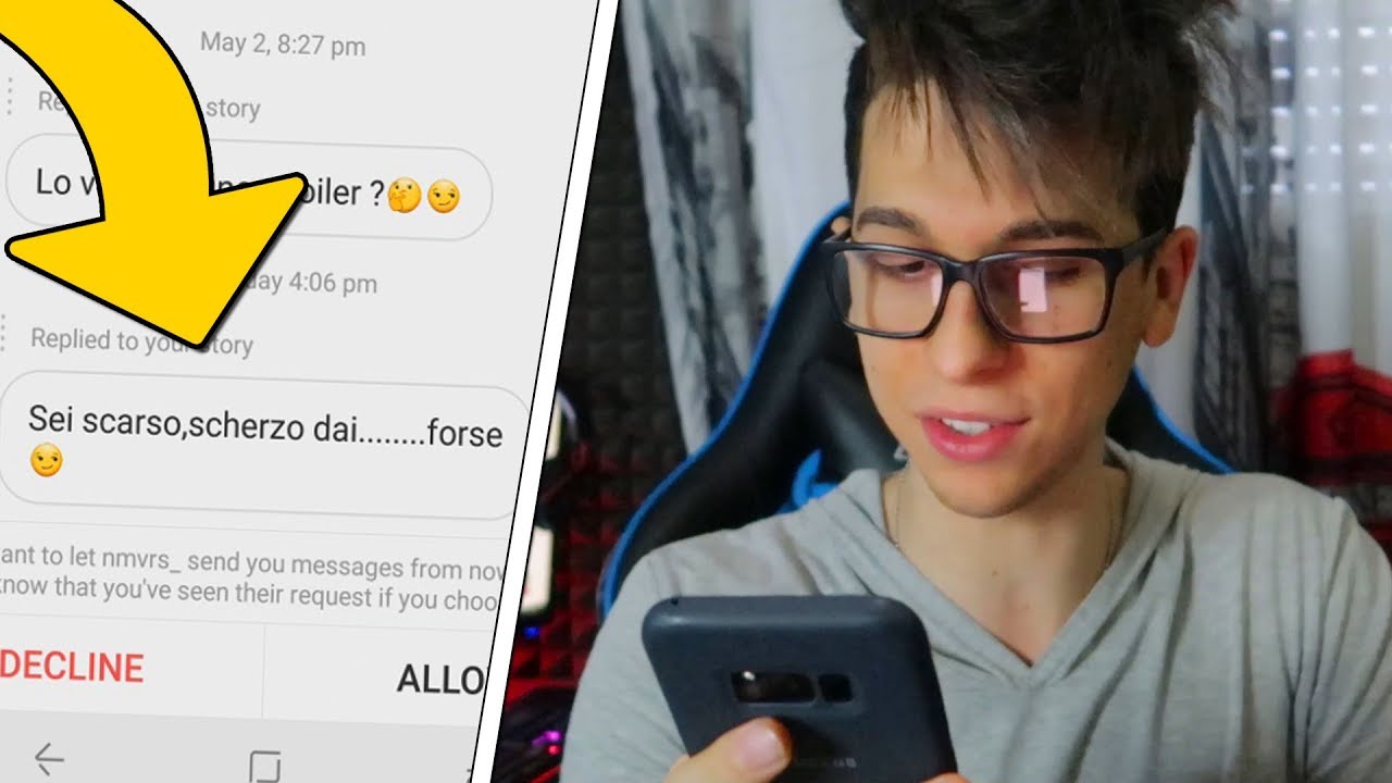 LEGGO I MESSAGGI PRIVATI DEI MIEI FAN (INSTAGRAM) - Instagram: https://www.instagram.com/ale_kendal

Vi piacerebbe una parte DUE di questo video? ♥

Musica che uso:

Colate - Lightship [Tasty Release]
https://you