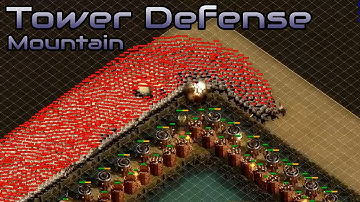They are Billions - Mountain Tower Defense -  custom map - No pause