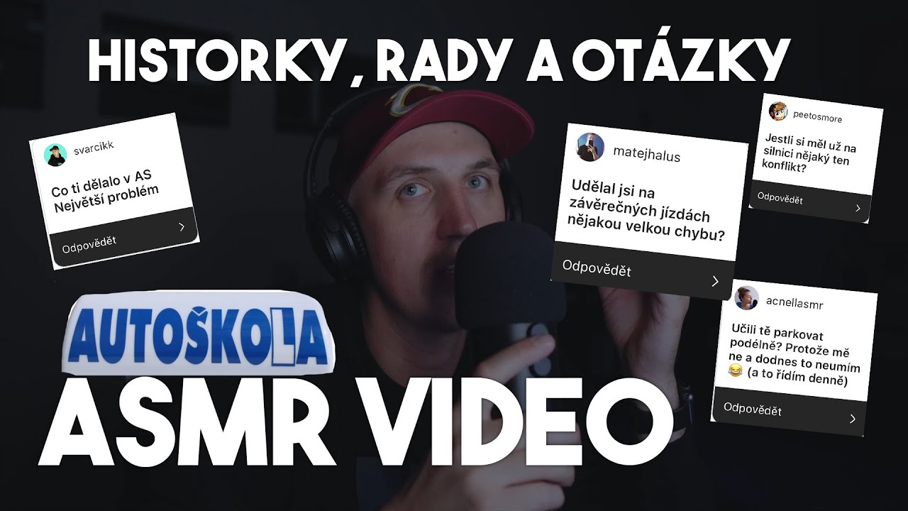 ASMR CZ - Povídání o autoškole, vaše skvělé dotazy