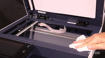 Xerox® VersaLink® C605 Color Multifunction Printer Cleaning the Platen Glass