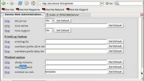 Redhat Enterprise linux 5 Samba-Part3