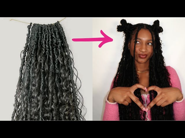 DIY Human Hair Boho Locs  Step-by-Step Example 