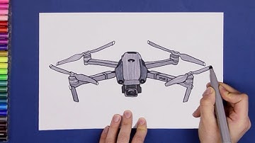 How to draw a drone