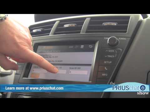2012 Toyota Prius v Video Demo - Entune Audio System