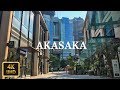 赤坂を散歩 Walk around Akasaka【4K】【August 2019】