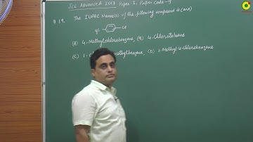 IIT JEE Chemistry JEE ADVANCED 2017 CHEMISTRY PAPER-01 CODE-09  BY VKP SIR Q. 19,20,27,34,35,36