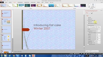 How to change the slide backgrounds in PowerPoint in Hindi Urdu Lesson 7