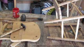 Mark Haglund's Furniture and Toy Restoration Disassembling a Highchair