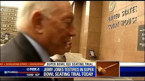 Jerry Jones testifies in Super Bowl seating trial