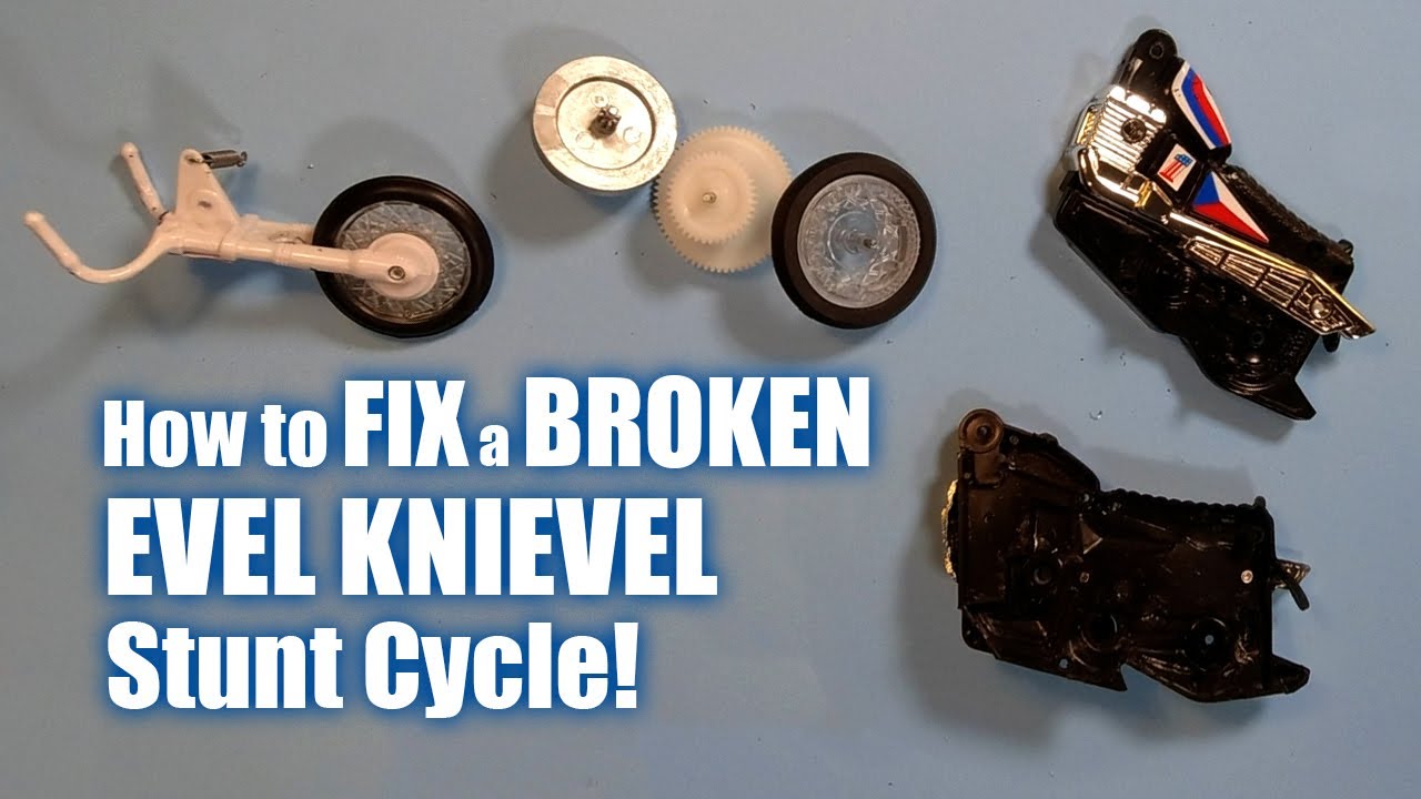 Как починить сломанный трюковой мотоцикл Эвела Нивела