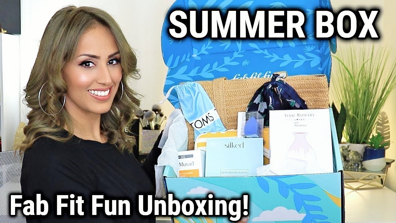 Fab Fit Fun Summer Box Unboxing & Review YouTube