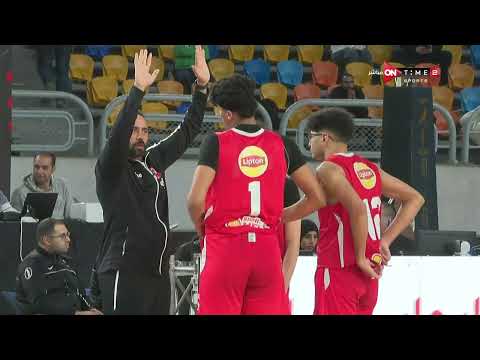 مباراة الذهاب لكرة السلة الإتحاد السكندري الأهلي 55 56 نهائي دوري المرتبط