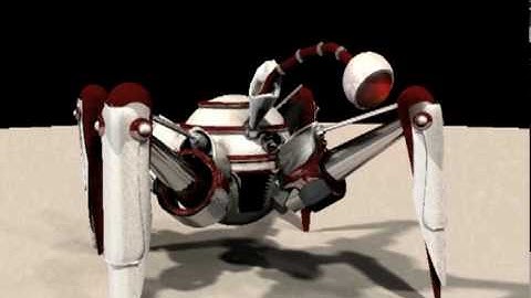 quadruped walk cycle